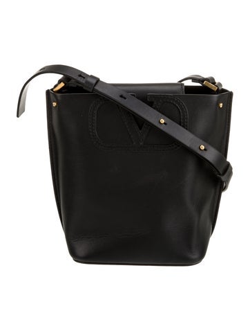 Valentino Leather Messenger Bag