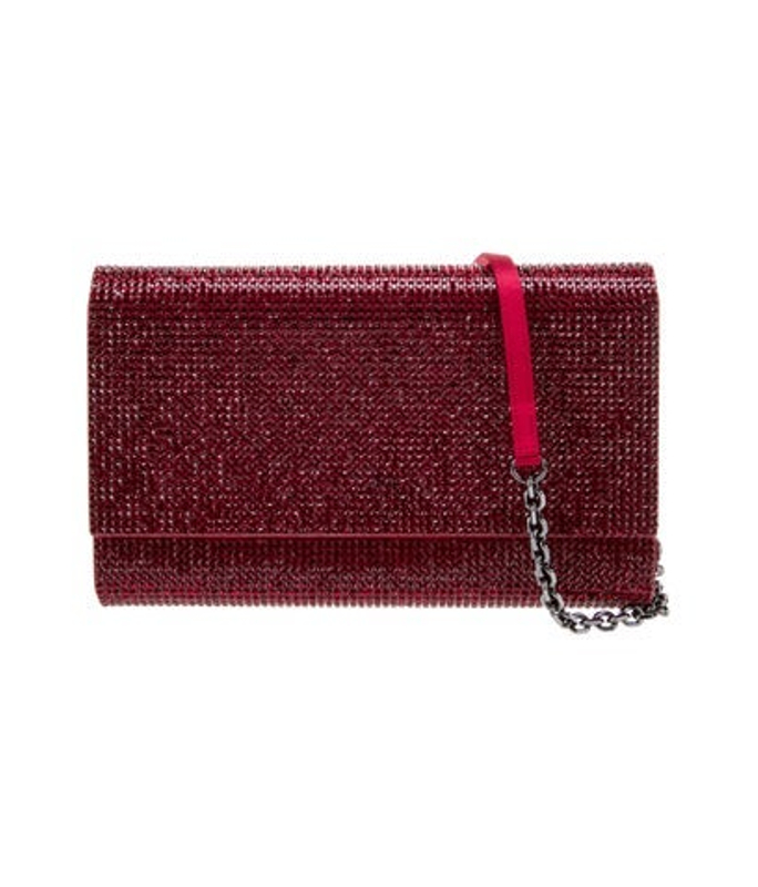 Judith Leiber Leiber Satin Clutch W Tags