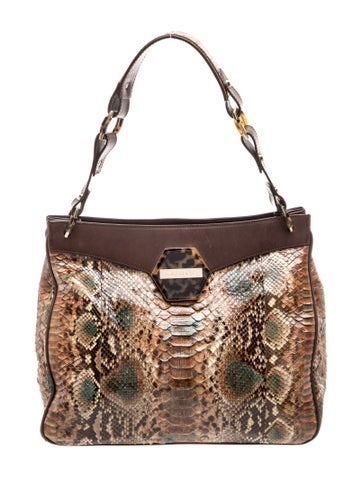 Snakeskin Shoulder Bag