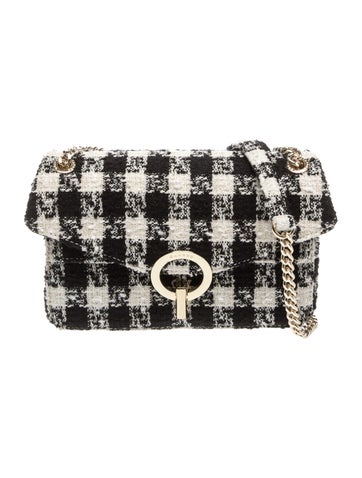 Sandro Tweed Shoulder Bag
