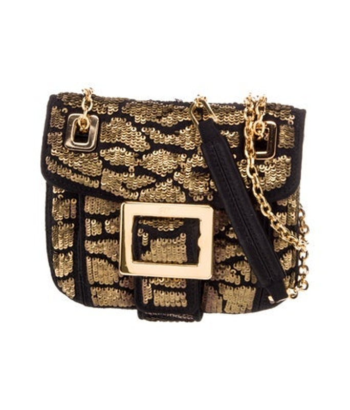 Roger Vivier Vivier Sequins Crossbody Bag