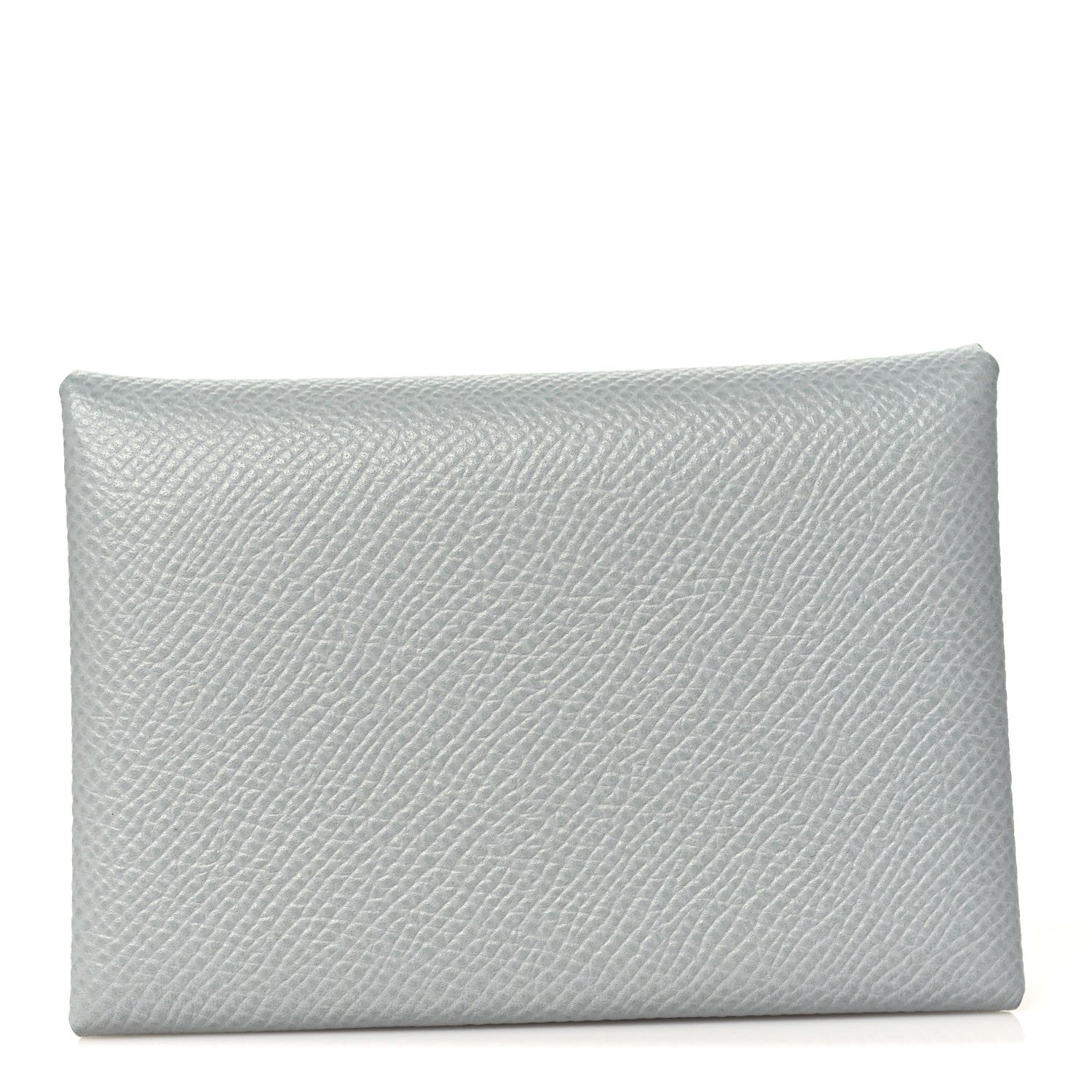 Hermes Epsom Calvi Duo Card Case Bleu Glacier