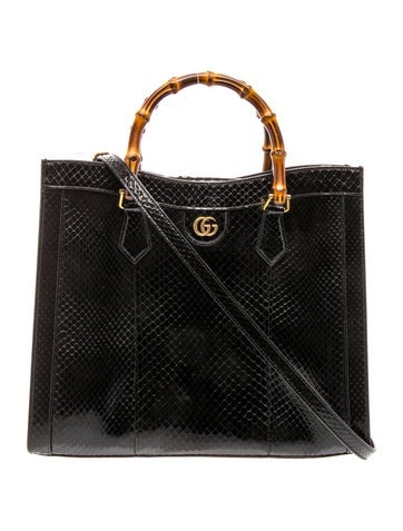 Snakeskin Diana Medium