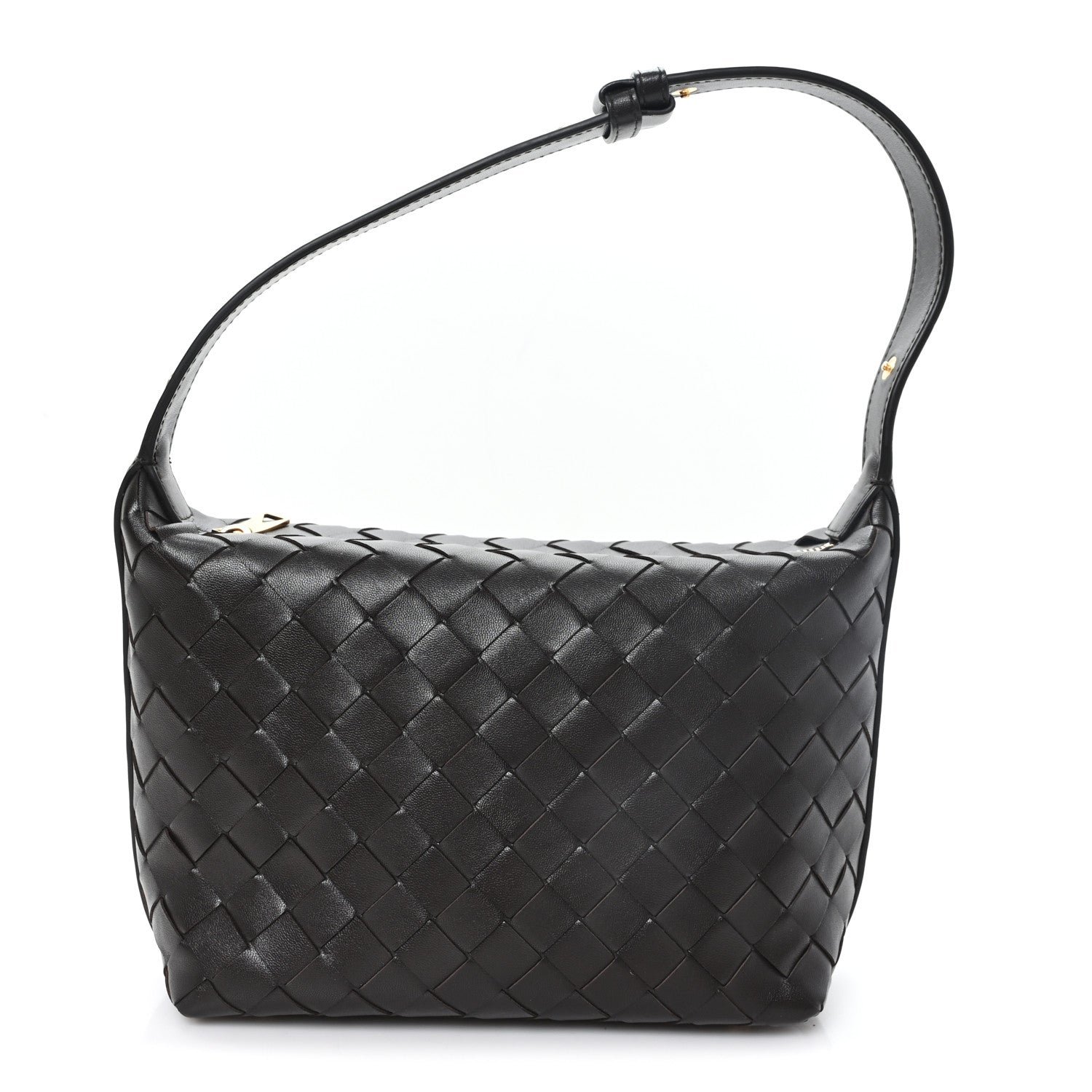 Bottega Veneta Calfskin Nappa Intrecciato Mini Wallace Fondant
