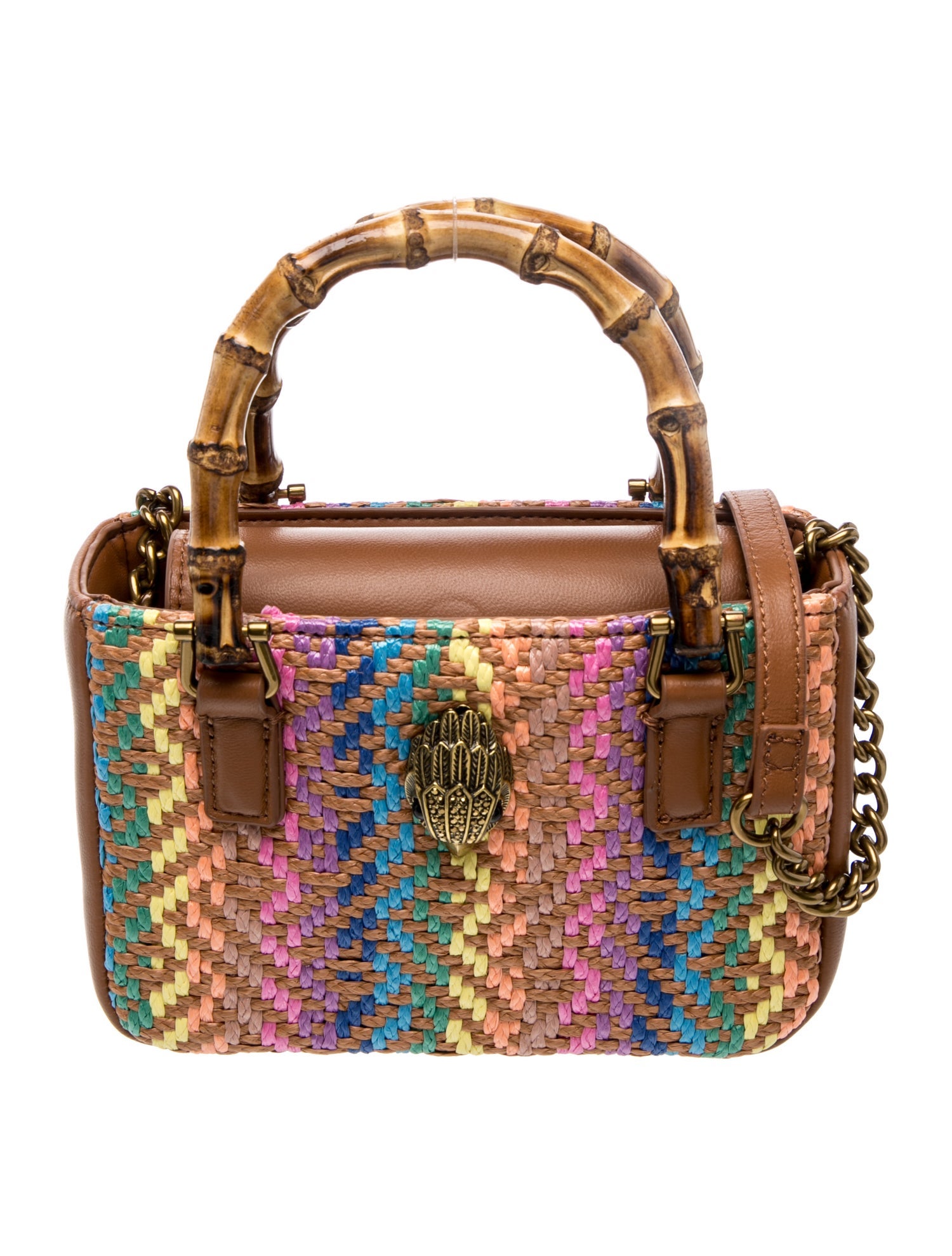 Leather Top Handle Bag w/ Tags