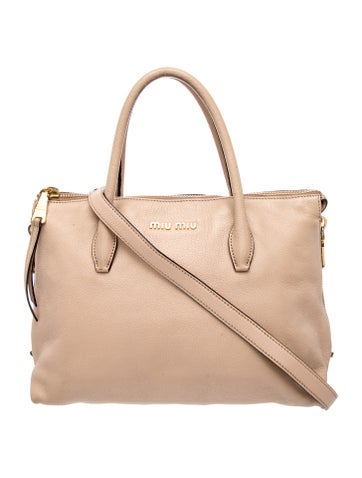 Miu Miu Goat Leather Cammeo Madras Vintage