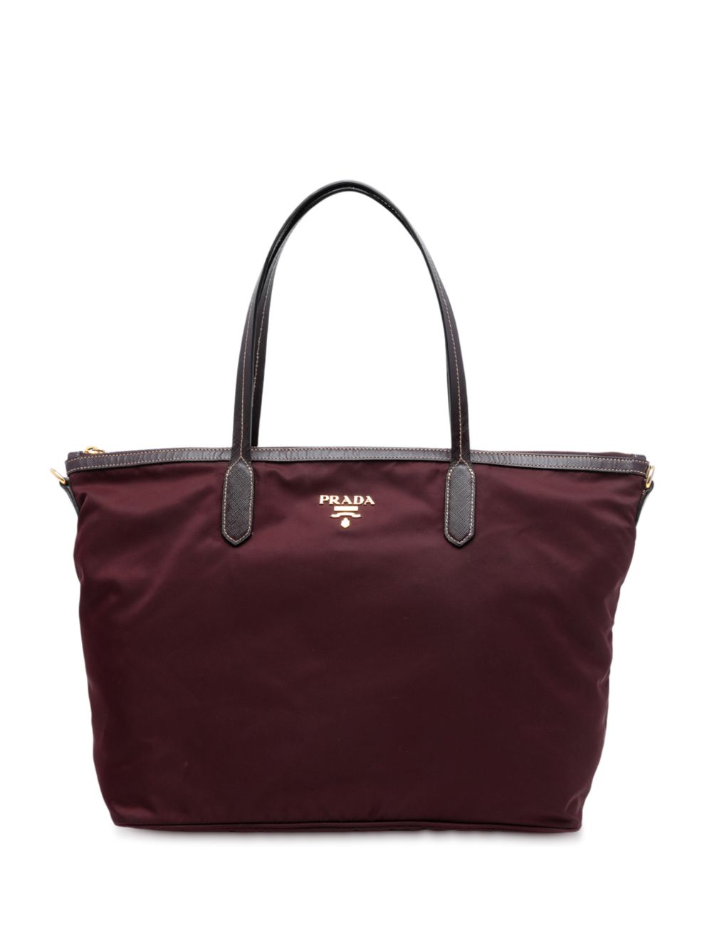 2010-2025 Saffiano Trimmed Tessuto satchel