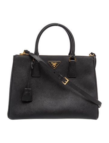 Saffiano Leather Galleria Double Zip Large