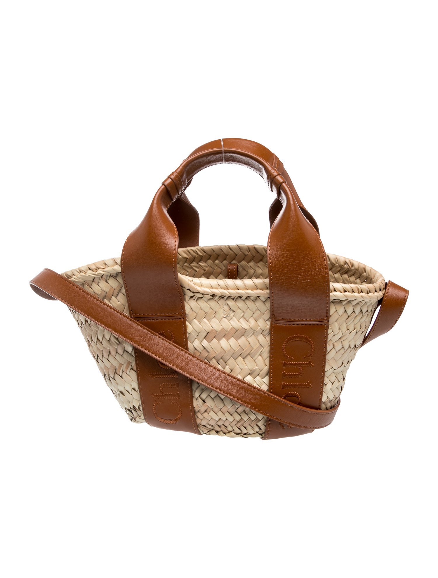 Straw Top Handle Bag