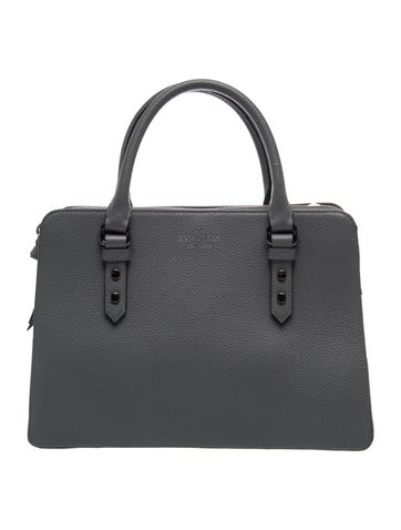 Leather Top Handle Bag