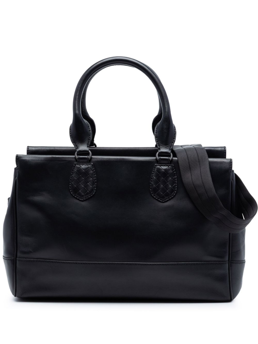 2012-2025 Intrecciato Trimmed Leather Ducale Top Handle Bag satchel