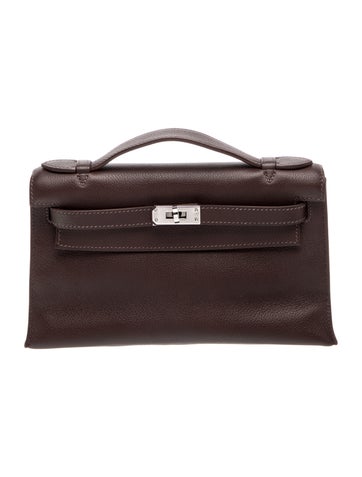 Hermes Evergrain Kelly Pochette