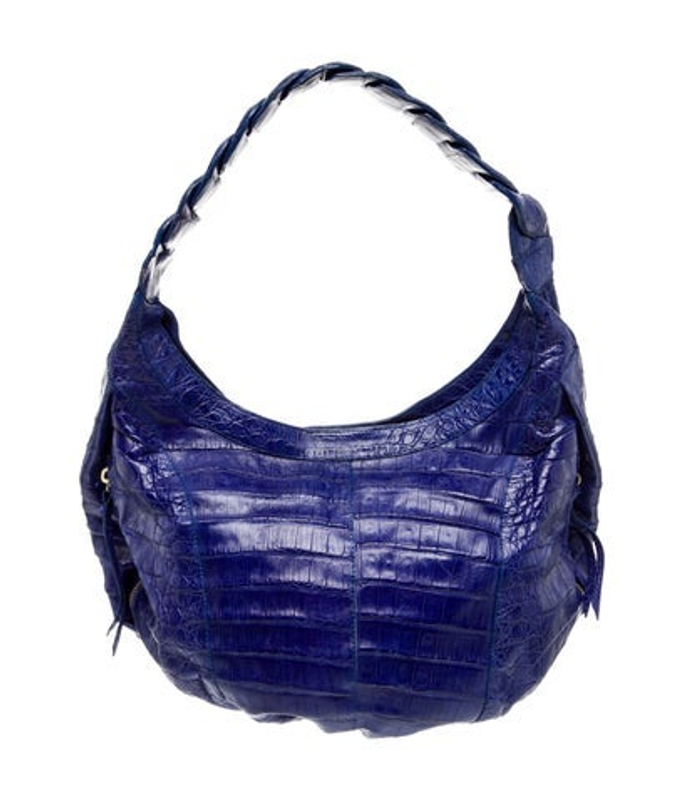 Nancy Gonzalez Gonzalez Embossed Leather Shoulder Bag