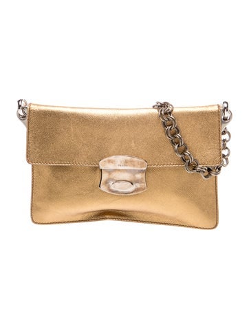 Saffiano Lux Leather Metal