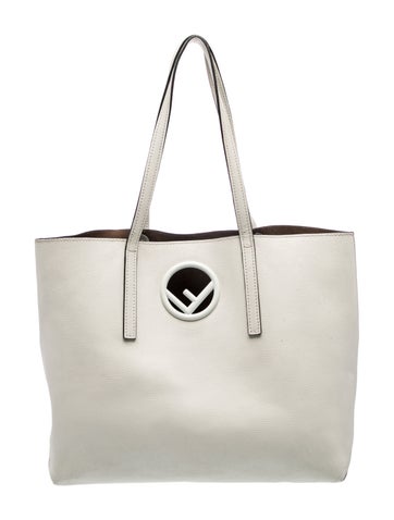 Leather Logo Tote