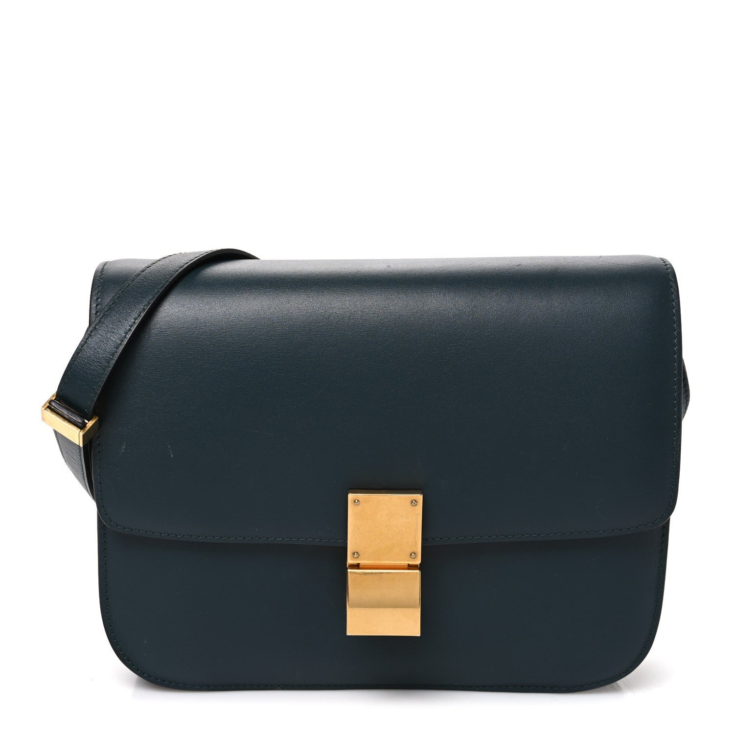 Celine Box Calfskin Classic Box Medium Flap Bag Amazone