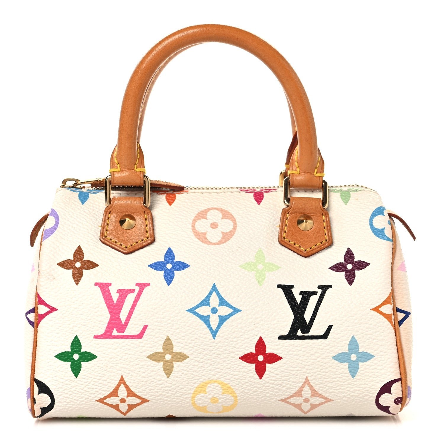Louis Vuitton Monogram Multicolor Mini Sac HL Speedy White