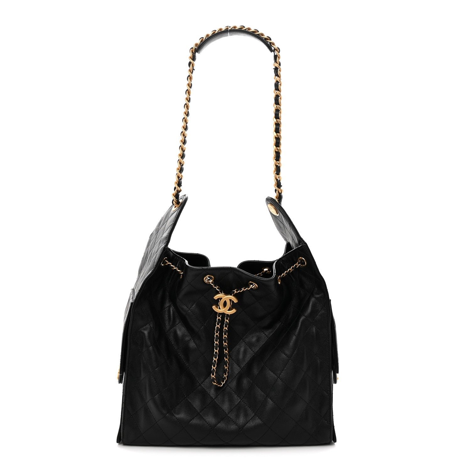 Chanel Caviar Quilted Medium Chanel 25 Handbag Black