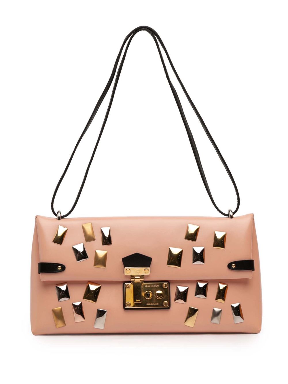 Louis Vuitton 2015 Glazed Calfskin Sac Triangle PM shoulder bag