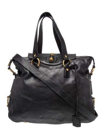 Leather Top Handle Bag