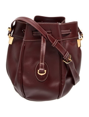 Leather Bucket Bag Medium