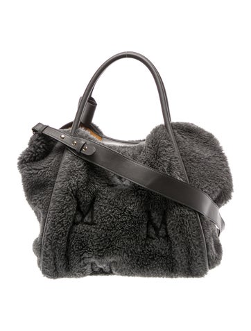 Faux Fur Messenger Bag