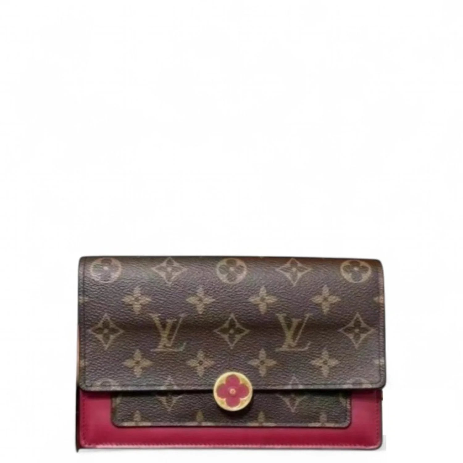 Coated Canvas Flore Chain Wallet