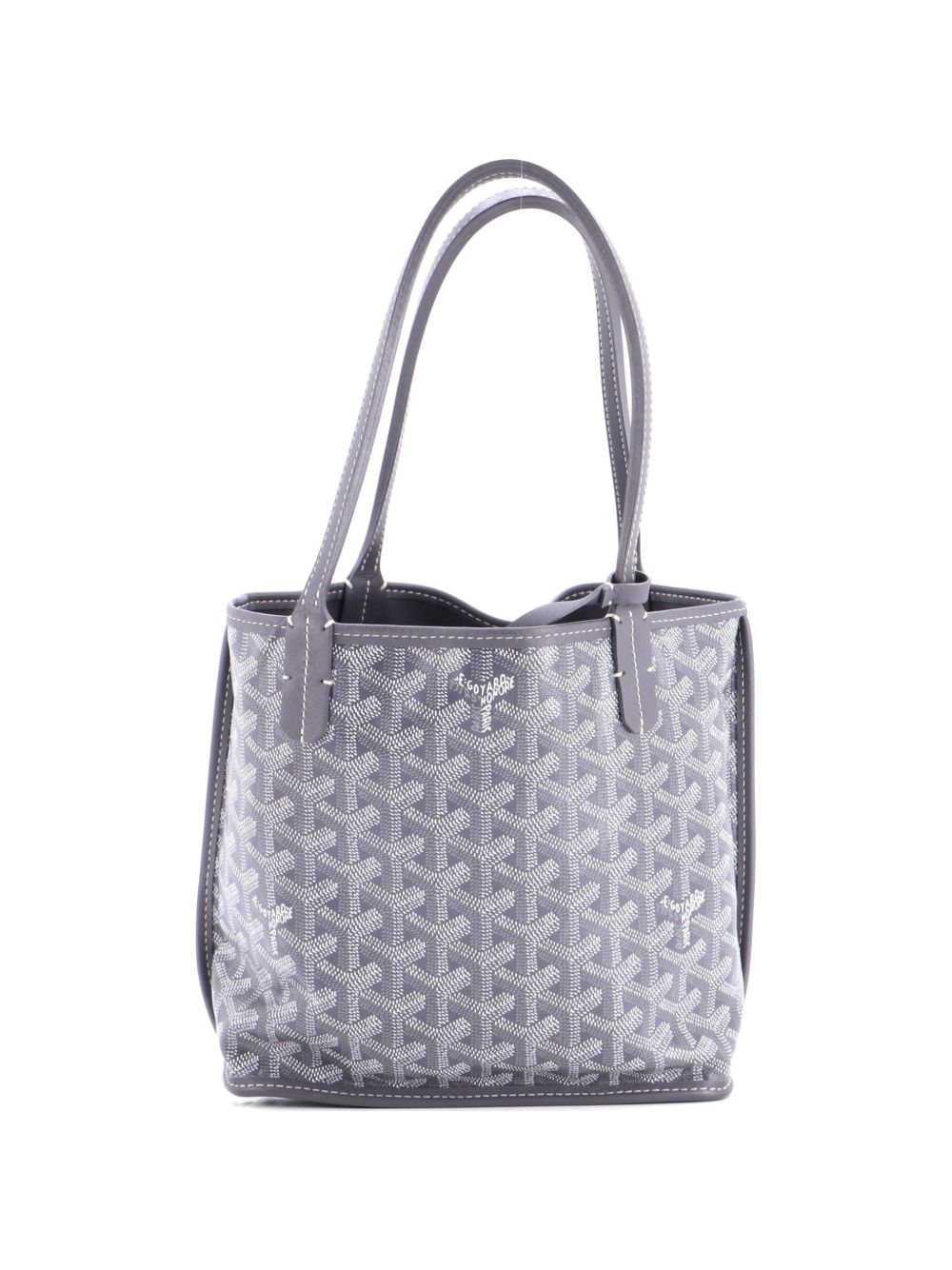Anjou Reversible Tote Coated Canvas Mini satchel