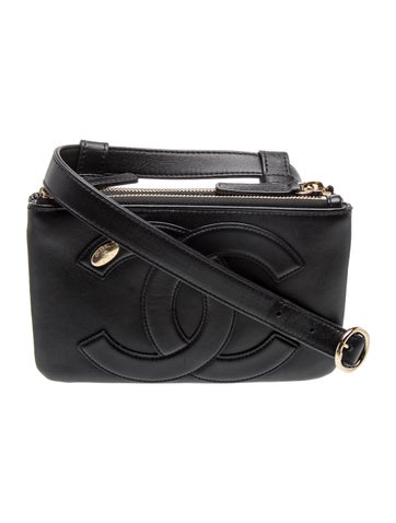 Lambskin Mania Double Zip Belt Bag