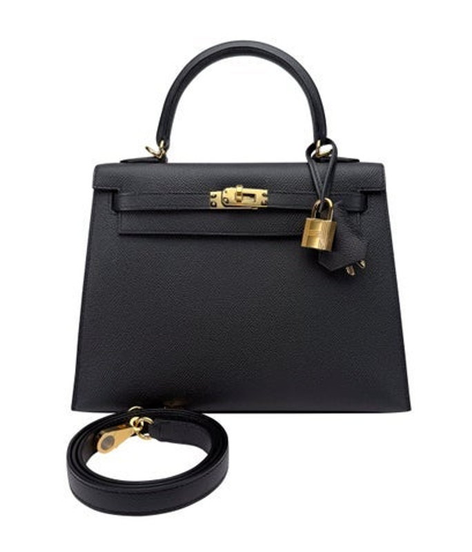 Hermes Epsom Leather Kelly Sellier 25 2024 W Tags