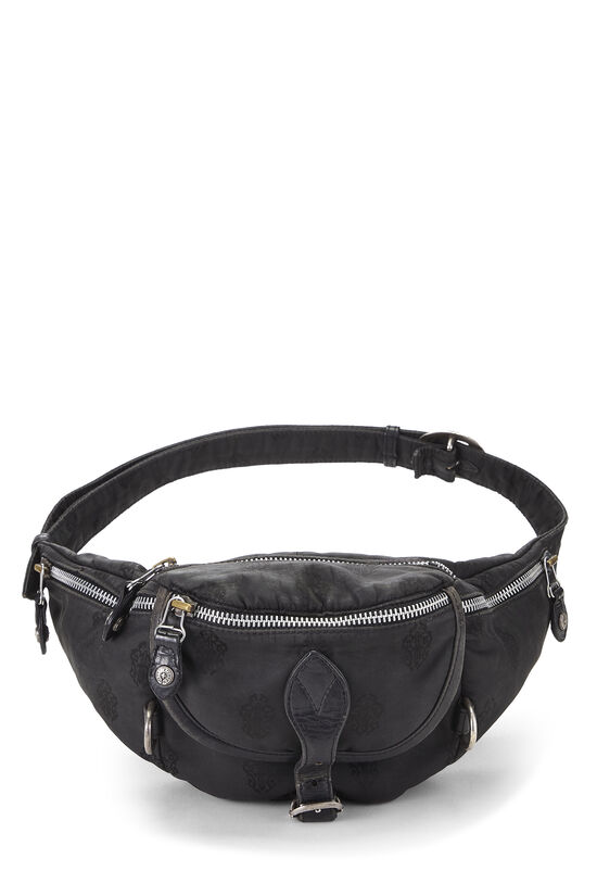 Chrome Hearts Black Nylon Snat Pack Waist Bag Mini