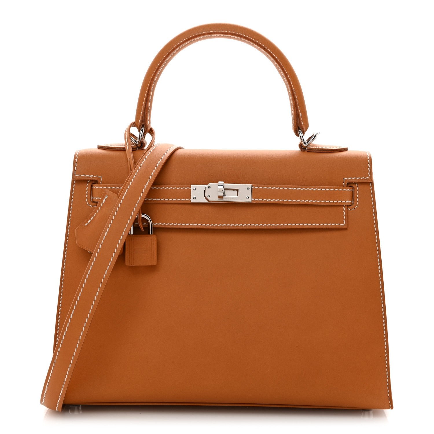 Hermes Vache Natural Kelly Sellier 25 Natural Sable