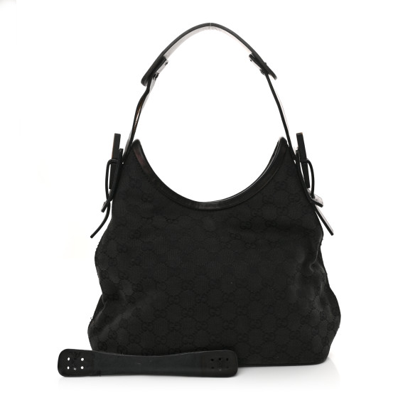 Gucci Monogram Small Hobo Black