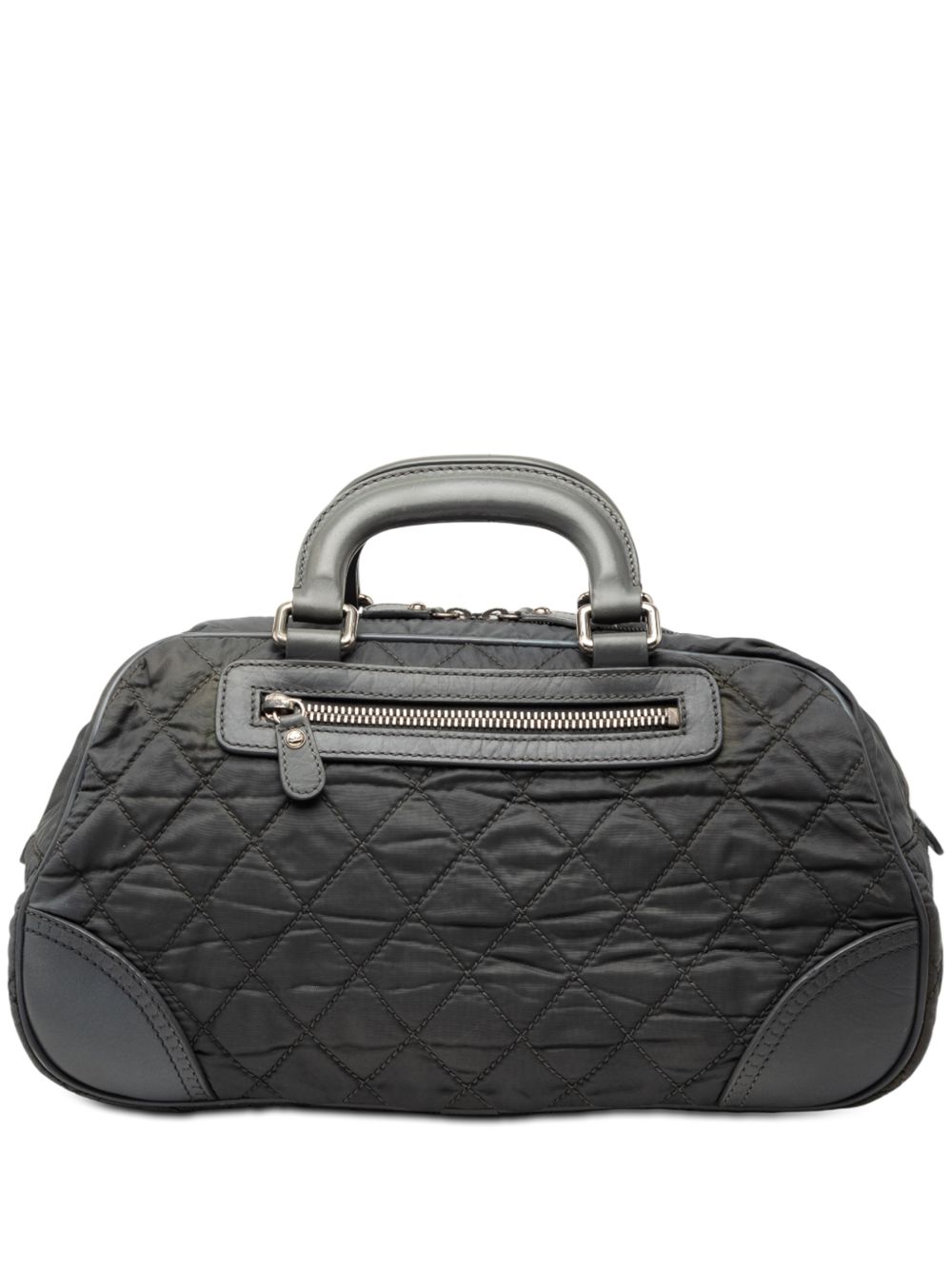 2005-2006 Paris New York Quilted Nylon Duffle handbag