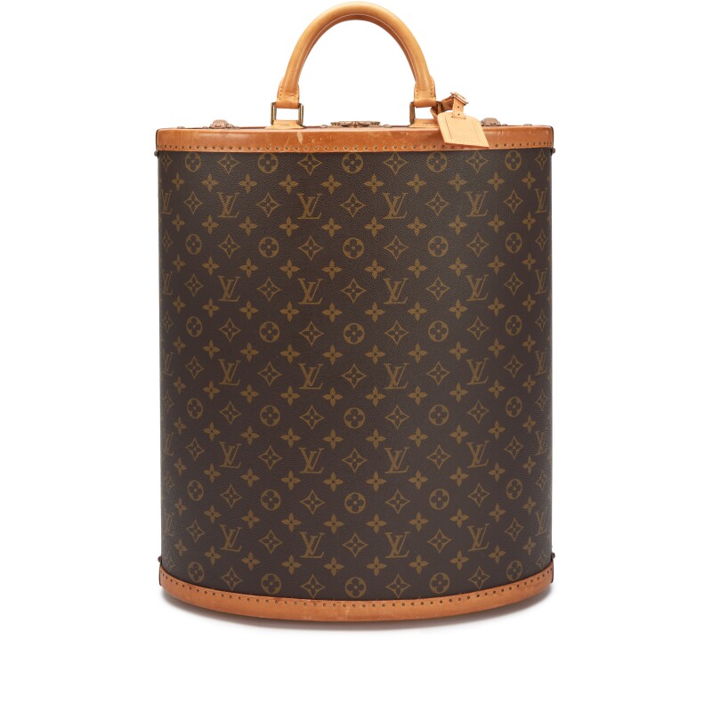 Louis Vuitton Vintage Manolo Blahnik Monogram Centenaire Shoe Trunk Brass Hardware, 1996