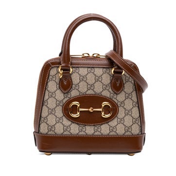 Mini GG Supreme Horsebit 1955 Top Handle Bag