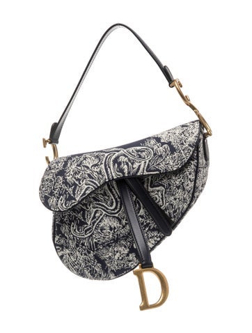 Oblique Jacquard Saddle Small