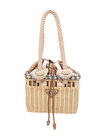Rattan Top Handle Bag Mini 2025 w/ Tags