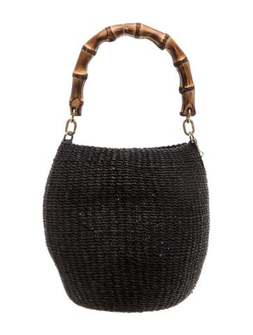 Straw Bucket Bag