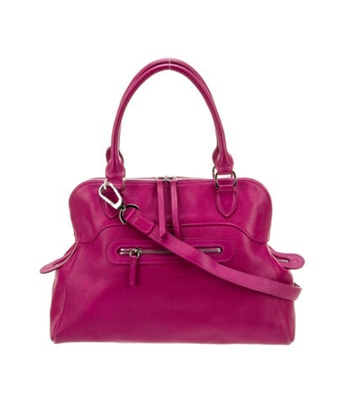 Longchamp Leather Top Handle Bag Vintage