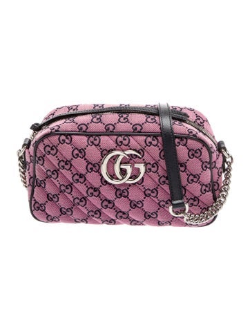 GG Canvas Marmont Small
