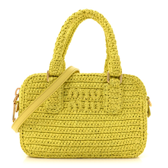 Miu Miu Crochet Calfskin S Narrow Arcadie Cedro