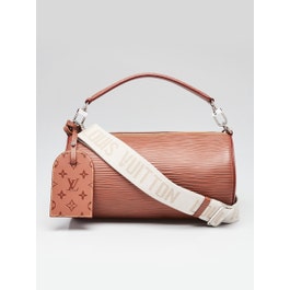 Louis Vuitton Brown Epi Leather Soft Polochon XL Bag