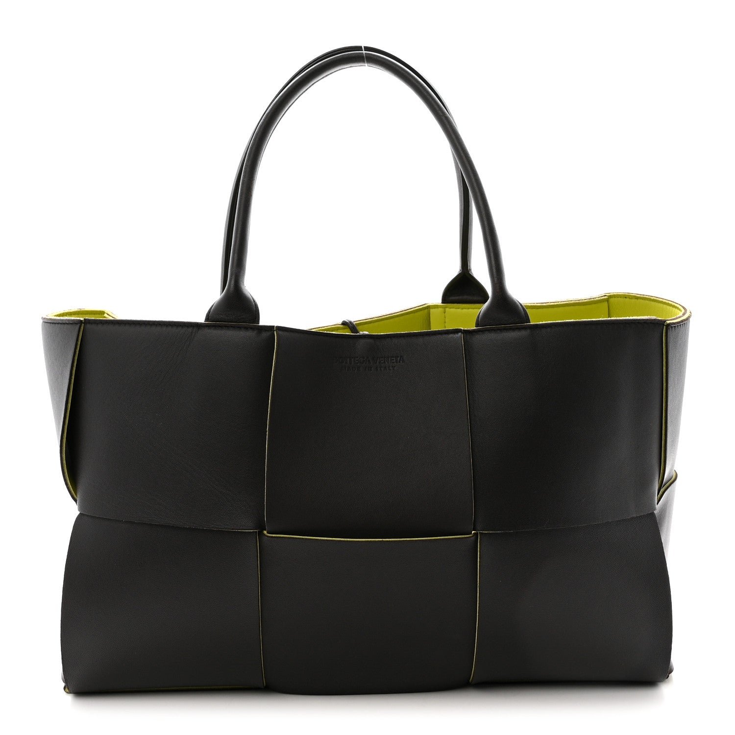 Bottega Veneta Nappa Maxi Intrecciato Medium Arco Tote Fondant Kiwi