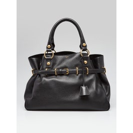 Celine Celine Black Leather Medium Anita Shoulder Bag