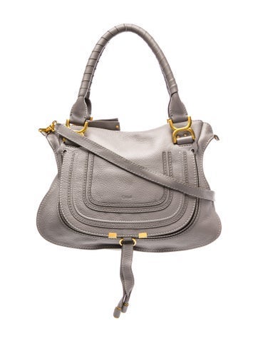 Leather Marcie Leather Satchel Medium