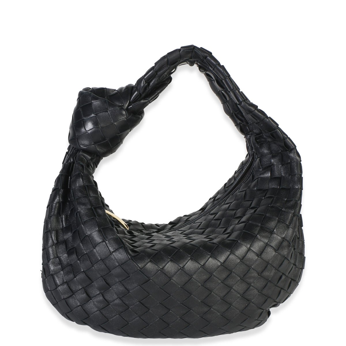 Bottega Veneta Black Nappa Intrecciato Teen Jodie