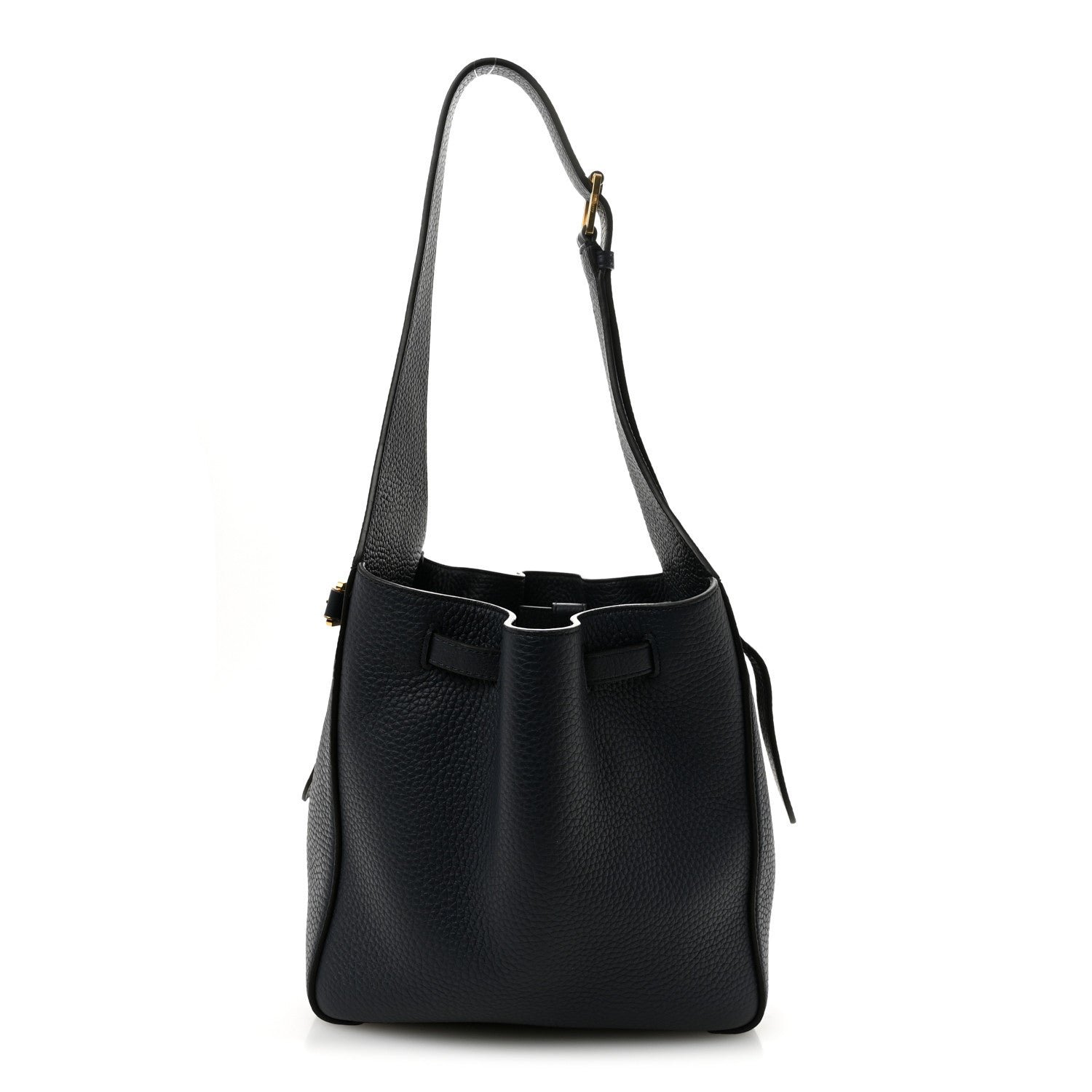 Mulberry Heavy Grain Small Lyra Bucket Bag Night Sky