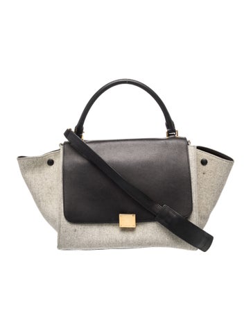 Celine Leather Trapeze Small
