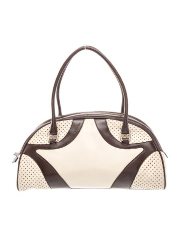Leather Top Handle Bag